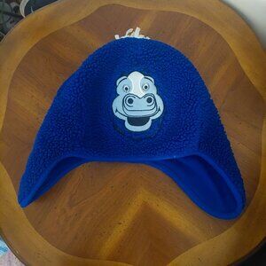Adult NFL Indianapolis Colts Plush Blue Horse Mascot Fleece Hat Forever Collect